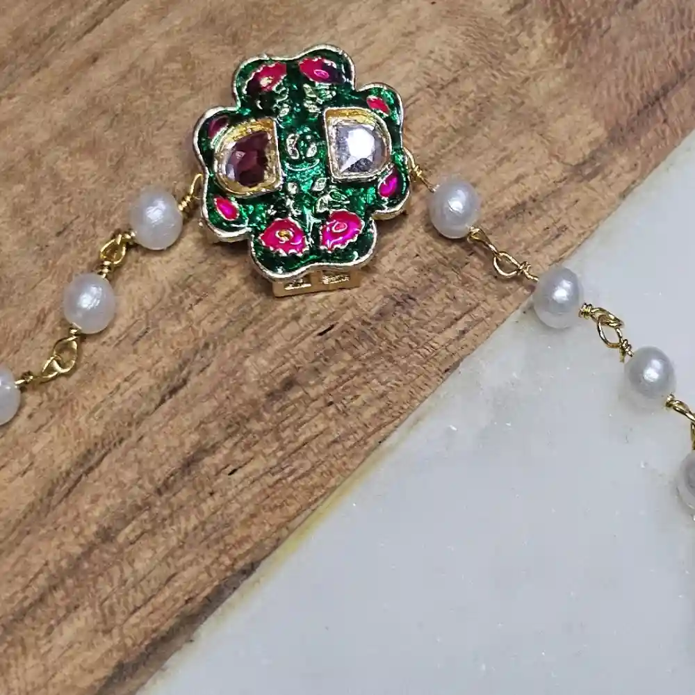 Meenakari Floral Rakhi